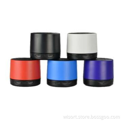 Mini Bluetooth wireless speaker with microphone for promotion 350mAh battery